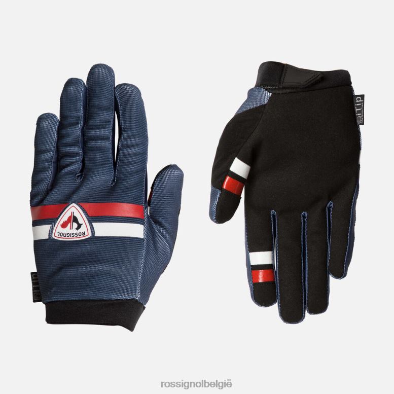 Heren Mountainbikehandschoenen met volledige vingers donkermarine accessoires Rossignol NF00D32
