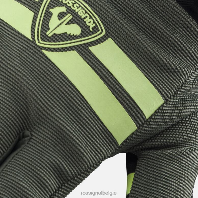 Heren Mountainbikehandschoenen met volledige vingers ebbenhoutgroen accessoires Rossignol NF00D38