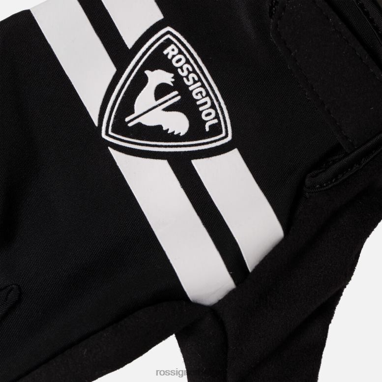 Heren stretch fietshandschoenen zwart accessoires Rossignol NF00D113