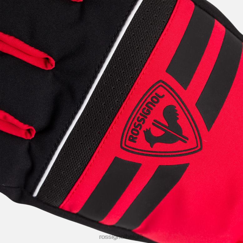 Heren tech waterdichte skihandschoenen sportrood accessoires Rossignol NF00D598