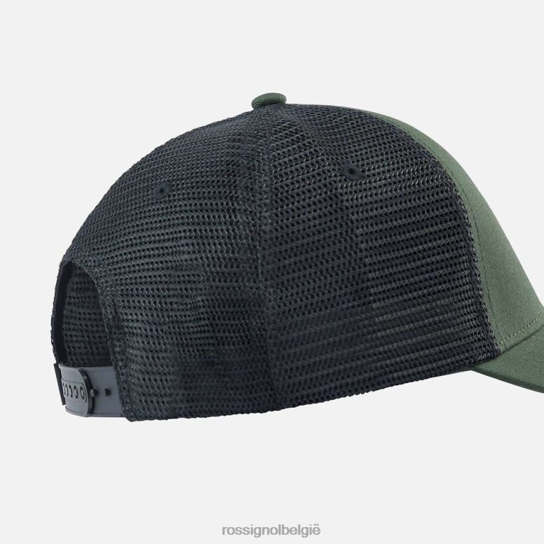 Heren zakelijke mesh-dop ebbenhoutgroen accessoires Rossignol NF00D122
