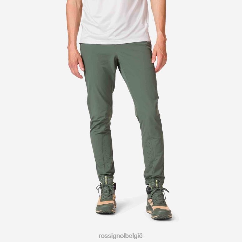 Heren lichtgewicht broek ebbenhoutgroen bodems Rossignol NF00D145