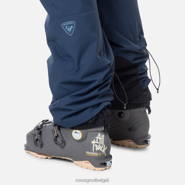 Heren relaxte bretelbroek donkermarine bodems Rossignol NF00D363