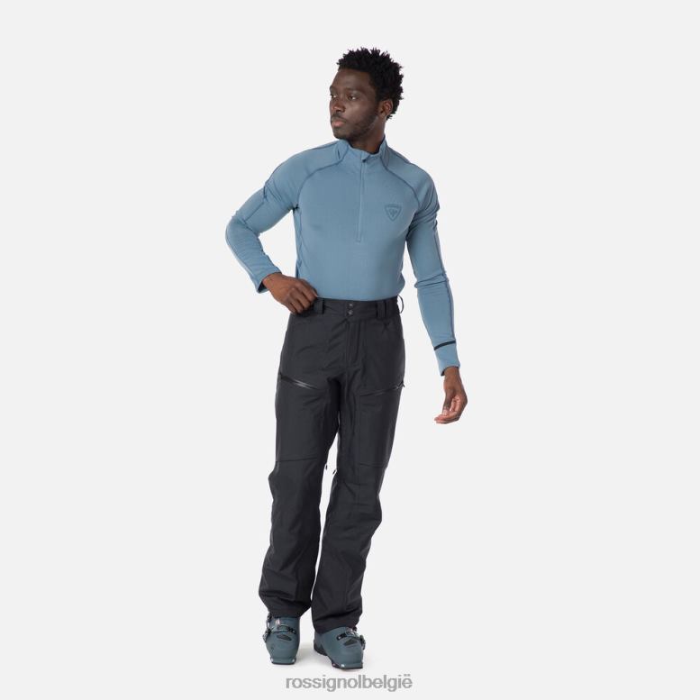 Heren skpr drielaagse broek zwart bodems Rossignol NF00D513