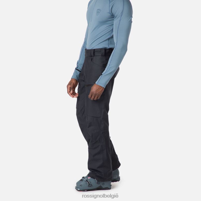 Heren skpr drielaagse broek zwart bodems Rossignol NF00D513