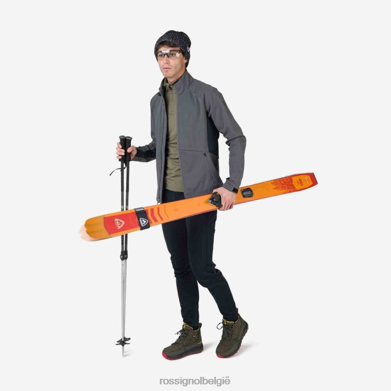 Heren softshell broek zwart bodems Rossignol NF00D274