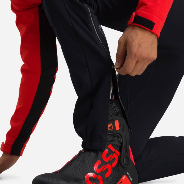 Heren softshell broek zwart bodems Rossignol NF00D664