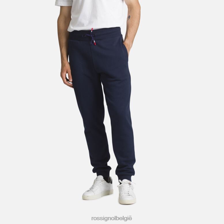 Heren fleece joggingbroek met logo donkermarine bodems Rossignol NF00D414