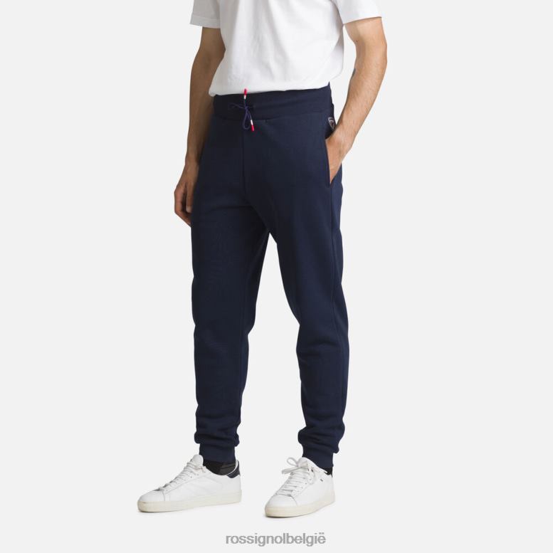 Heren fleece joggingbroek met logo donkermarine bodems Rossignol NF00D414