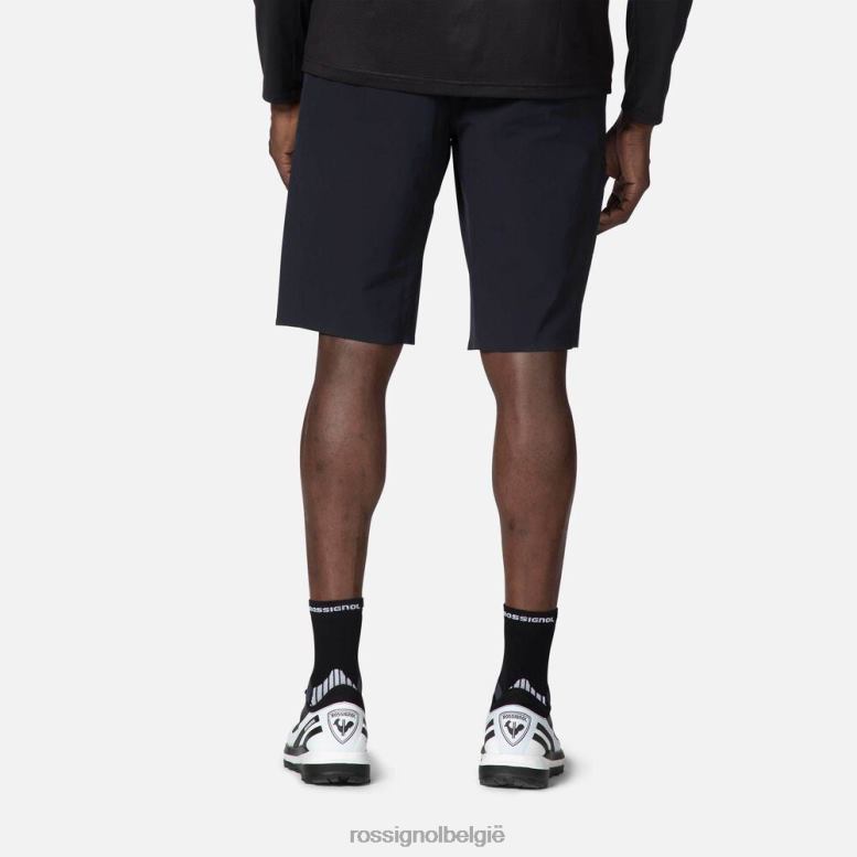 Heren korte broek zwart bodems Rossignol NF00D155
