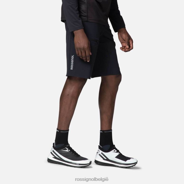 Heren korte broek zwart bodems Rossignol NF00D155