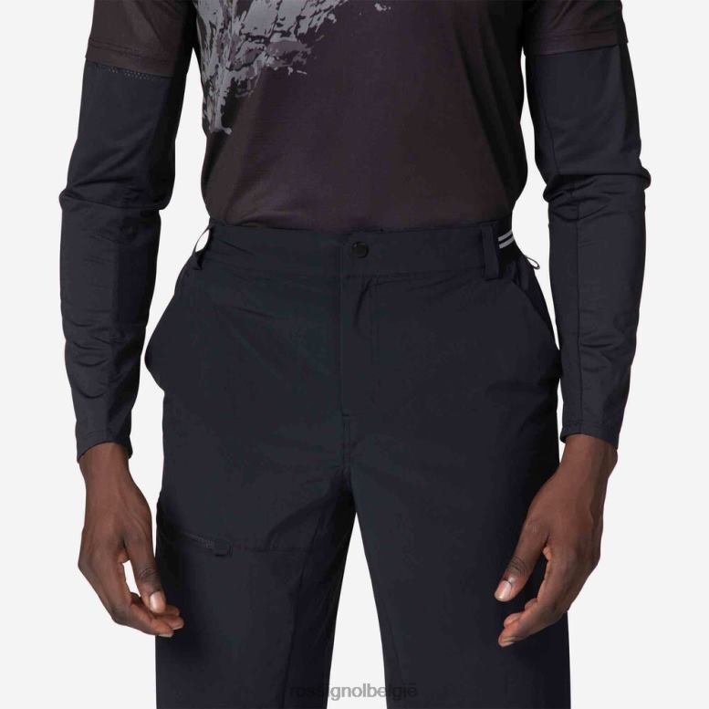 Heren korte broek zwart bodems Rossignol NF00D155