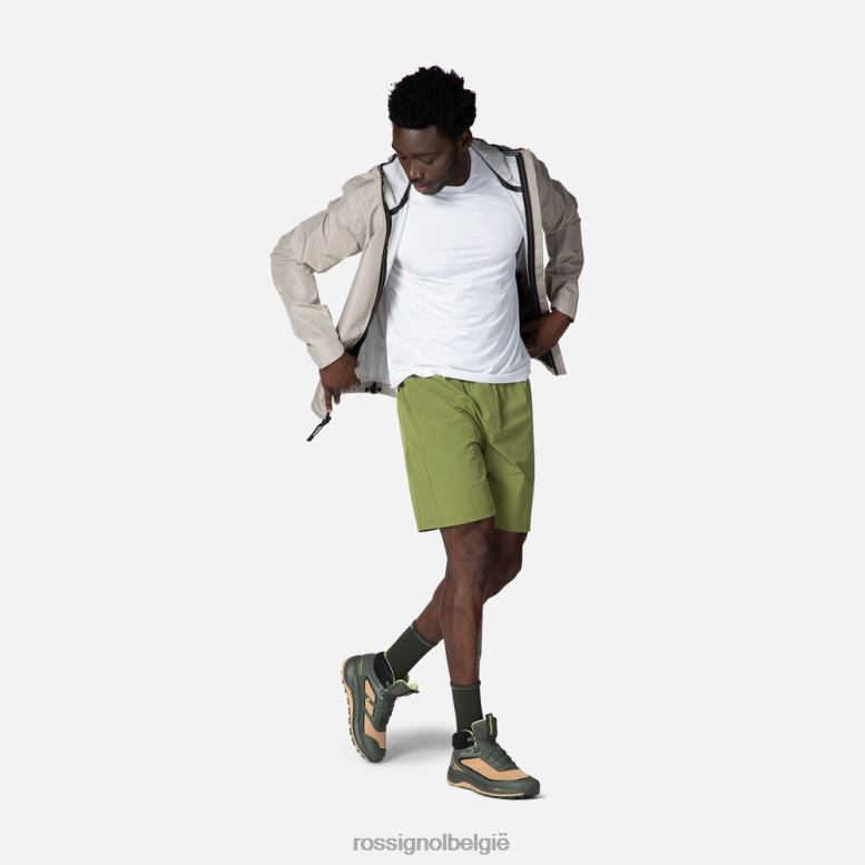 Heren lichtgewicht korte broek ebbenhoutgroen bodems Rossignol NF00D172