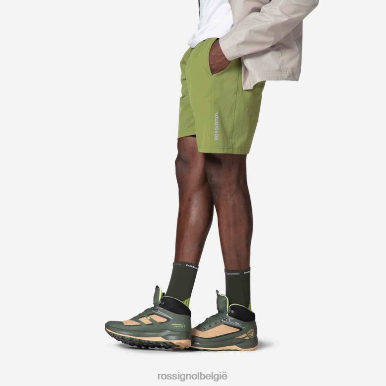 Heren lichtgewicht korte broek ebbenhoutgroen bodems Rossignol NF00D172