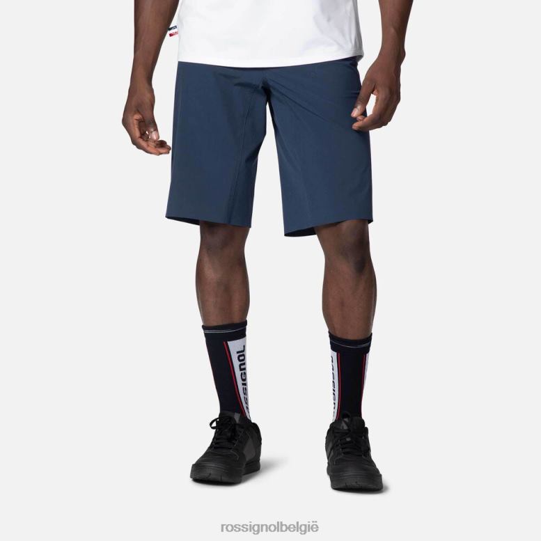 Heren mountainbike korte broek donkermarine bodems Rossignol NF00D357