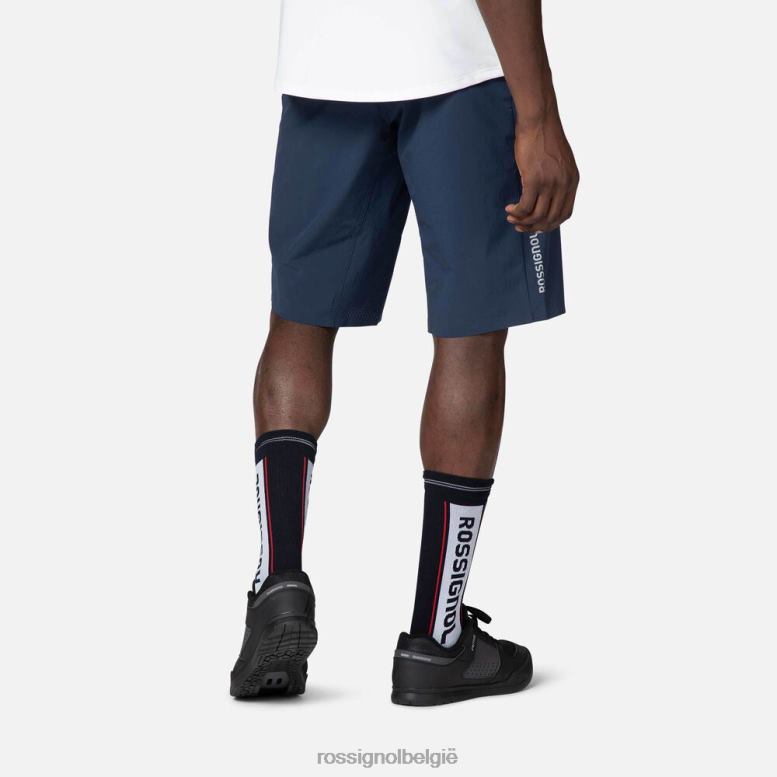 Heren mountainbike korte broek donkermarine bodems Rossignol NF00D357