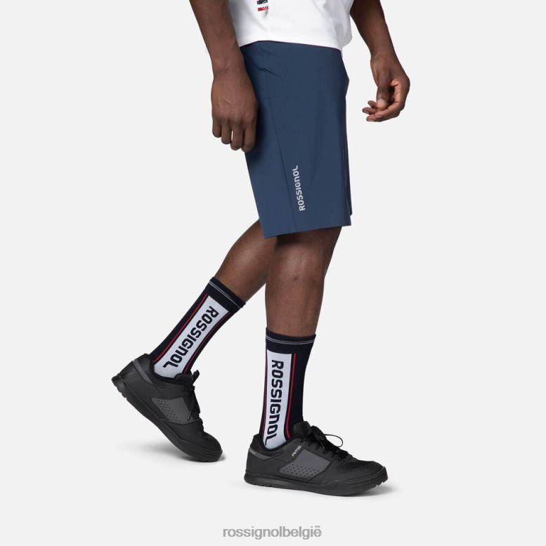 Heren mountainbike korte broek donkermarine bodems Rossignol NF00D357