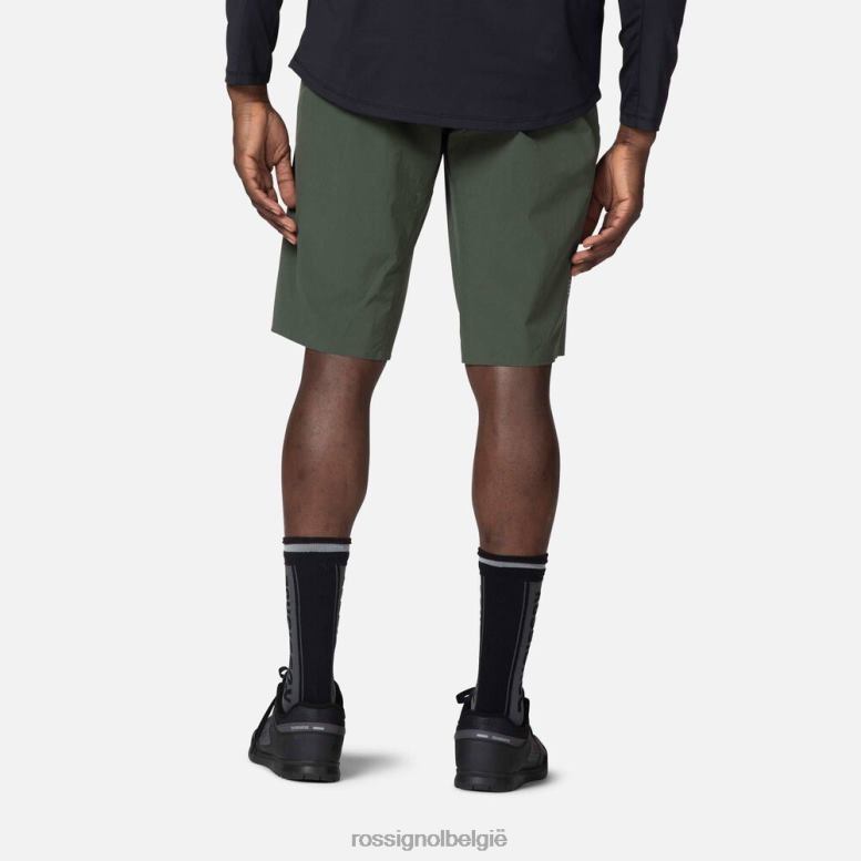 Heren mountainbike korte broek ebbenhoutgroen bodems Rossignol NF00D507