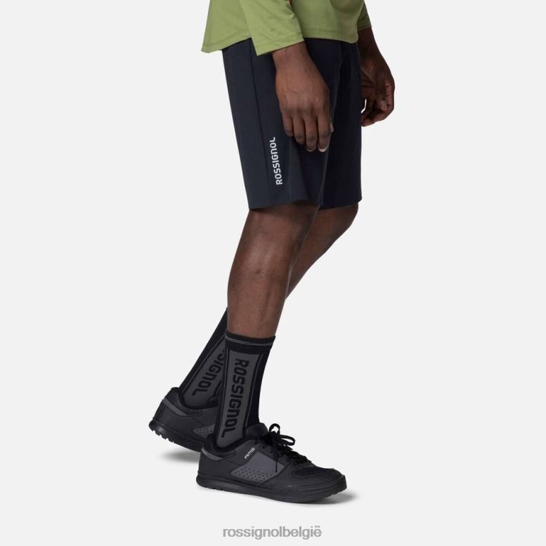Heren mountainbike korte broek zwart bodems Rossignol NF00D454