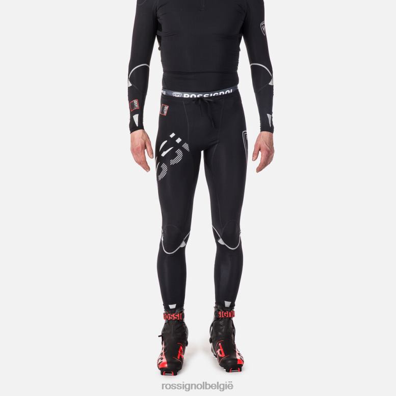 Heren infini compressie racelegging zwart bodems Rossignol NF00D242