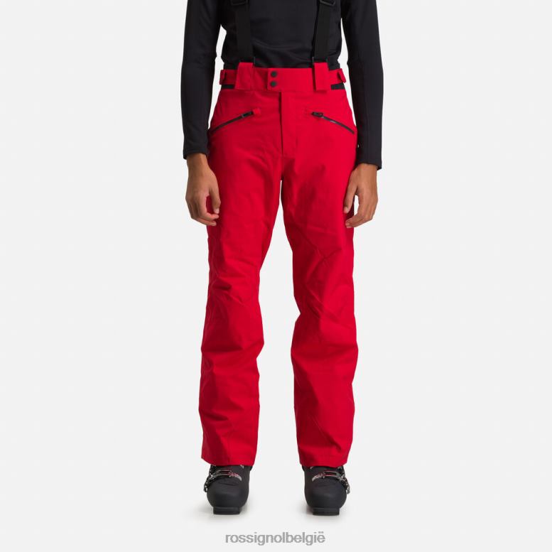 Heren klassieke skibroek karmijn bodems Rossignol NF00D100