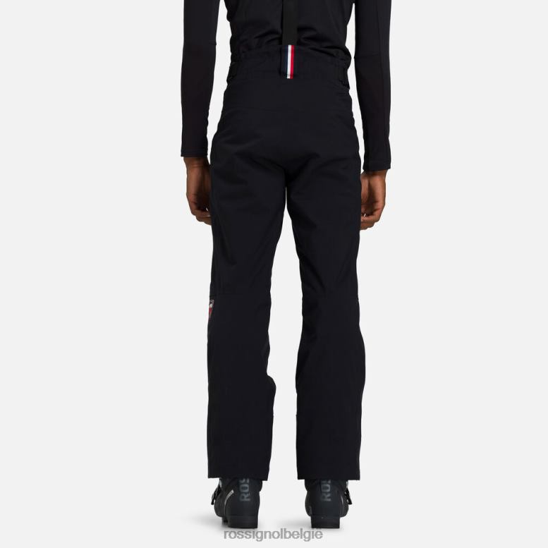 Heren klassieke skibroek zwart bodems Rossignol NF00D151