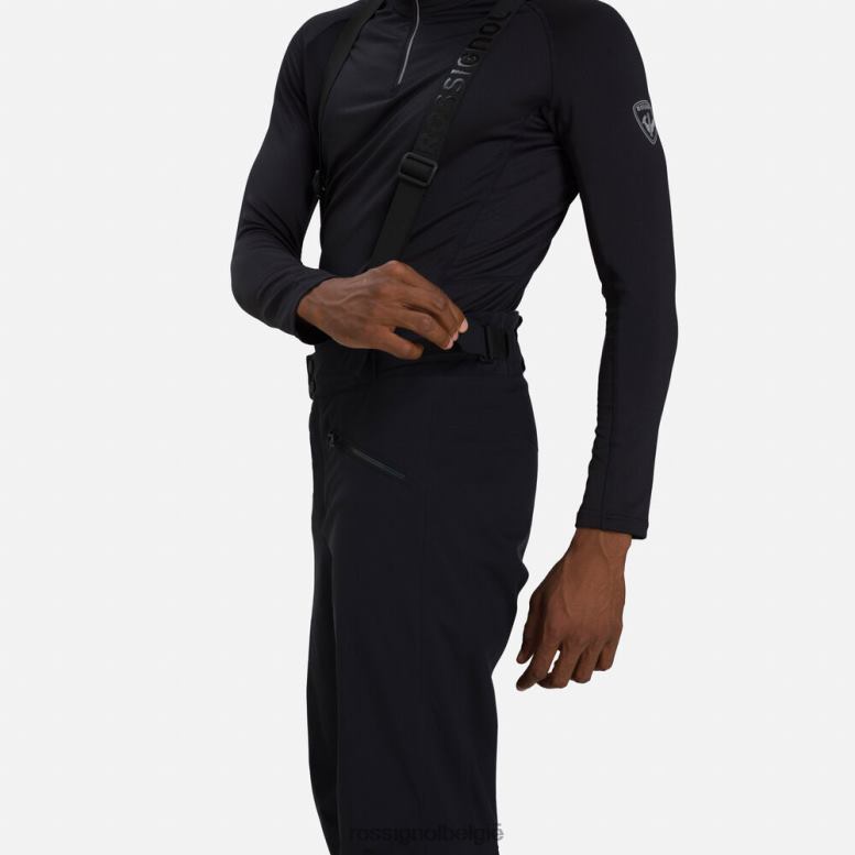 Heren klassieke skibroek zwart bodems Rossignol NF00D151