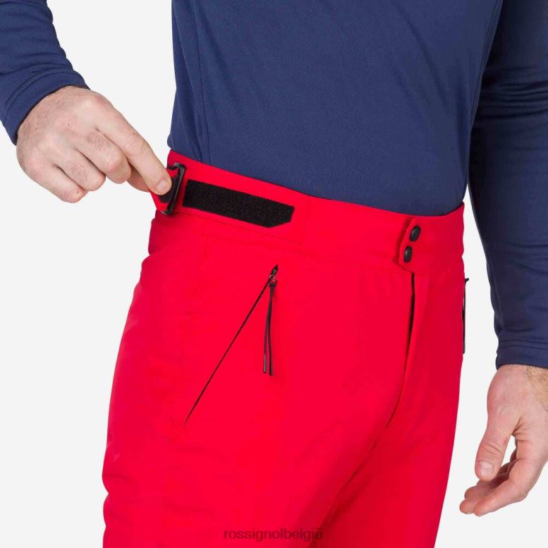 Heren reageer skibroek sportrood bodems Rossignol NF00D587