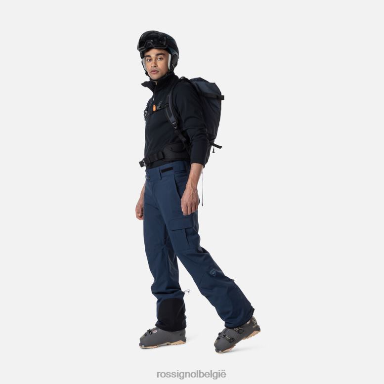 Heren relaxte skibroek donkermarine bodems Rossignol NF00D447