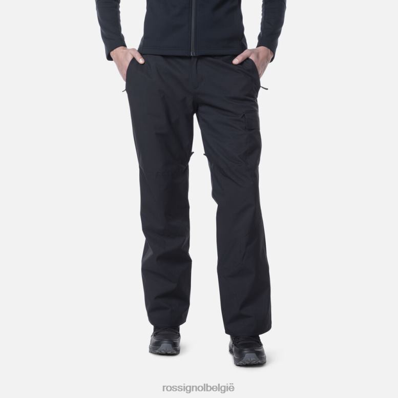 Heren relaxte skibroek zwart bodems Rossignol NF00D362