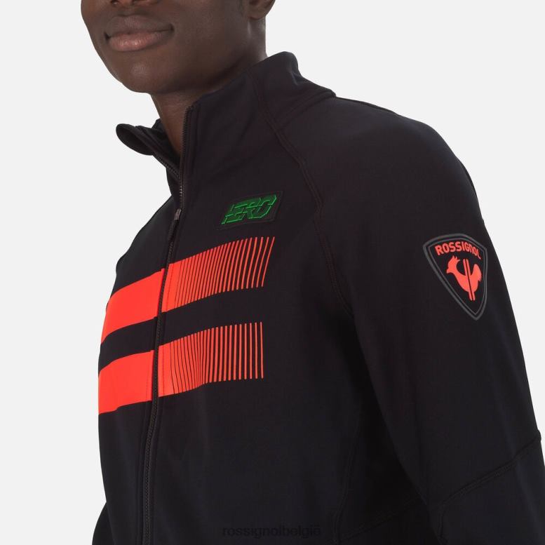 Heren Hero Clim fleecejack zwart toppen Rossignol NF00D627