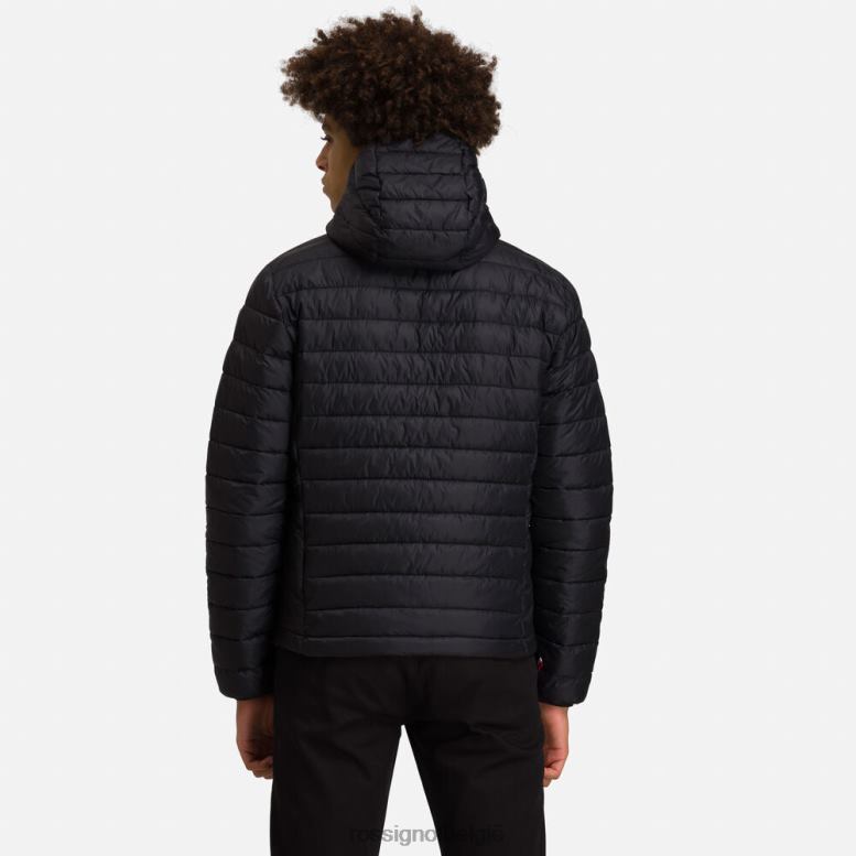 Heren geïsoleerde jas met capuchon 180gr zwart toppen Rossignol NF00D272