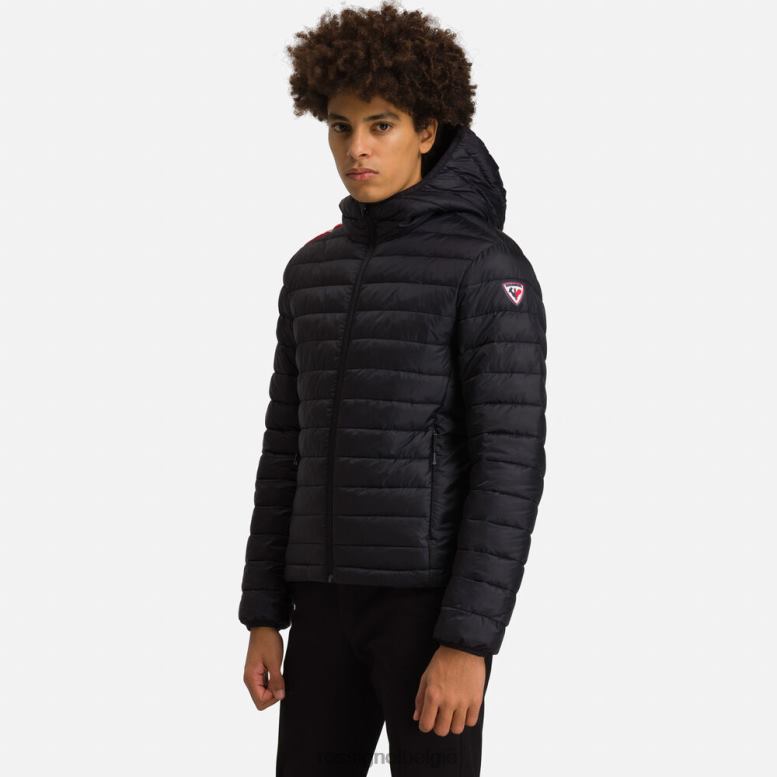 Heren geïsoleerde jas met capuchon 180gr zwart toppen Rossignol NF00D272