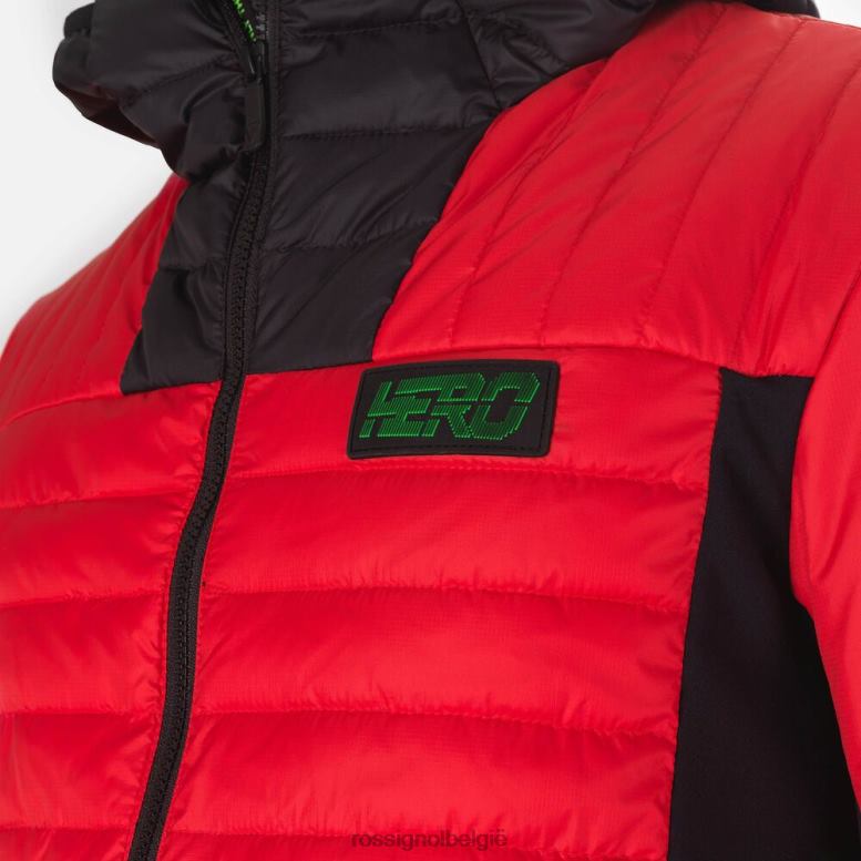 Heren hero hybride lichte jas neonrood toppen Rossignol NF00D626