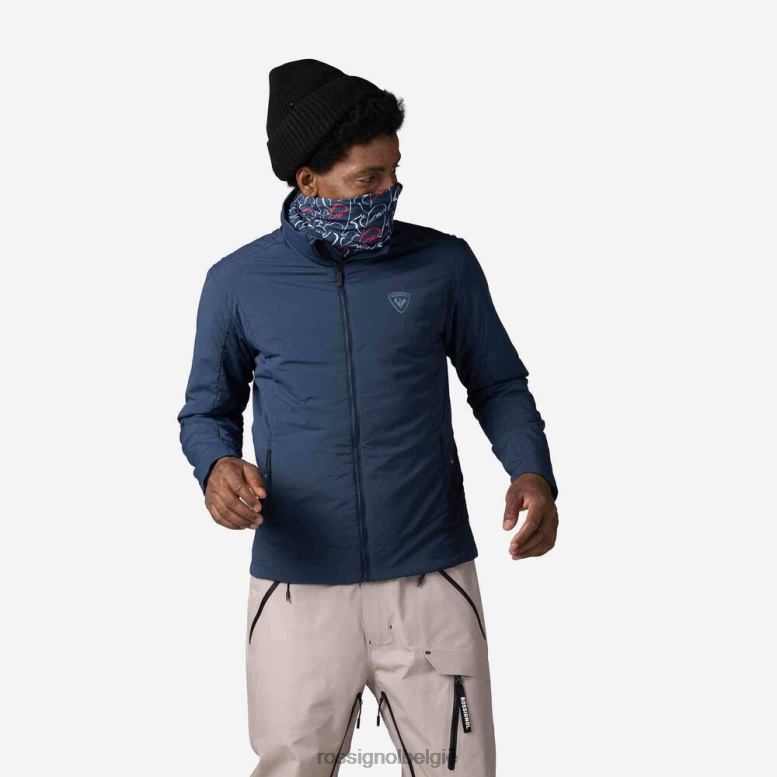 Heren jas aan de zijkant donkermarine toppen Rossignol NF00D244