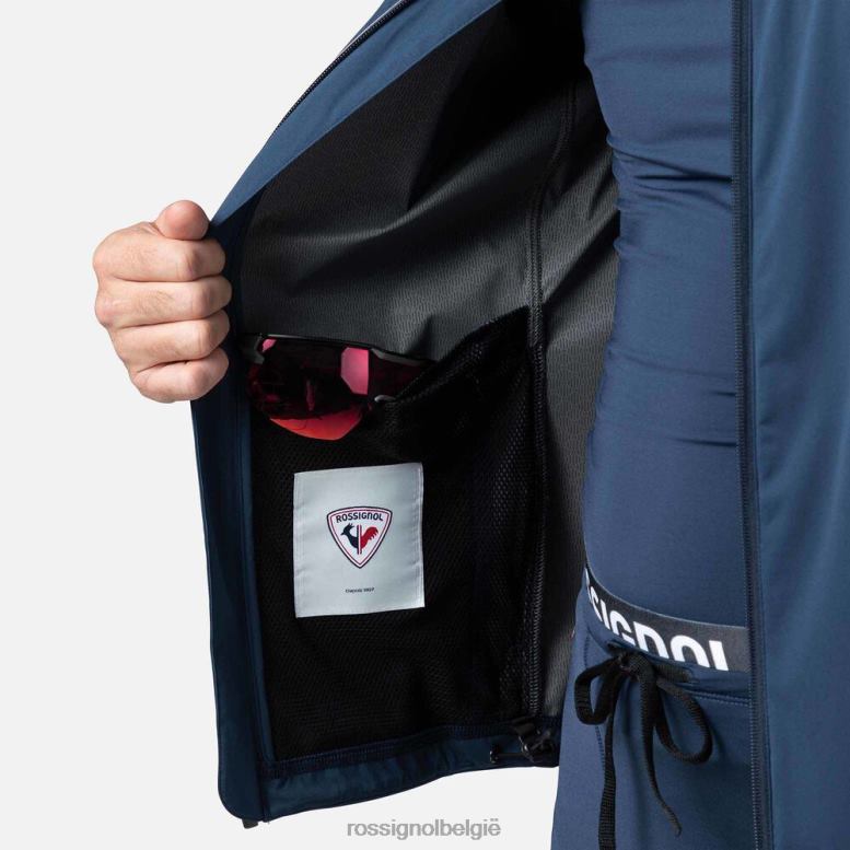 Heren poursuite jasje donkermarine toppen Rossignol NF00D553