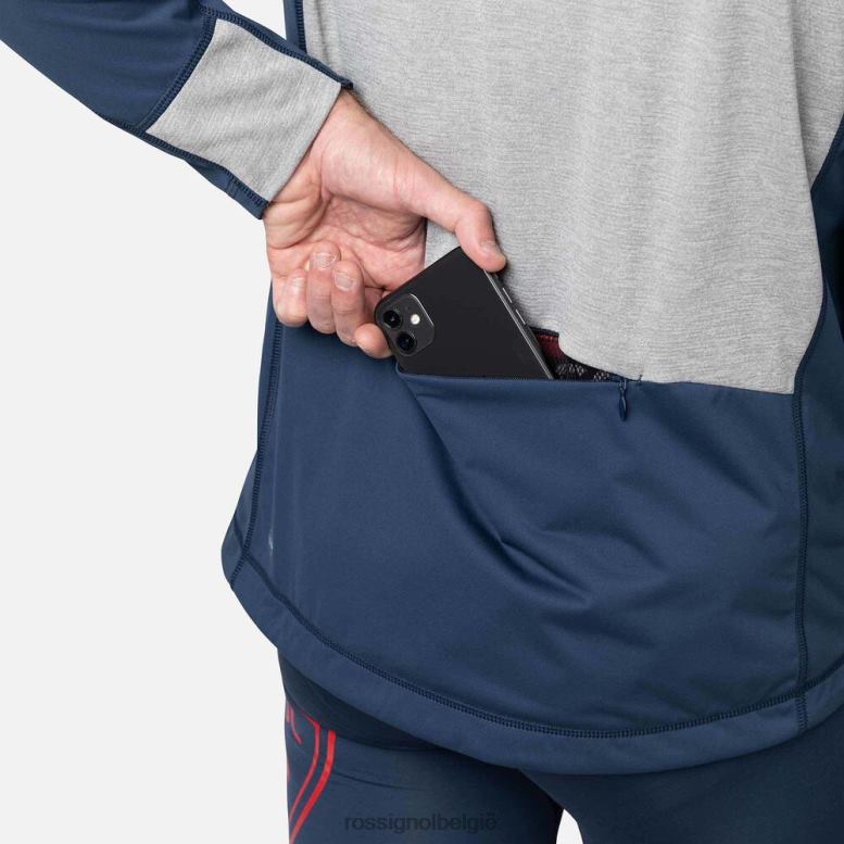 Heren poursuite jasje donkermarine toppen Rossignol NF00D553