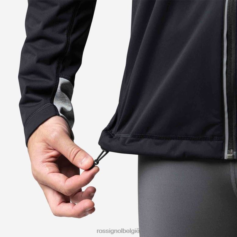 Heren poursuite jasje zwart toppen Rossignol NF00D558