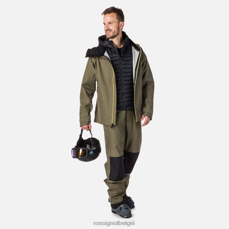 Heren skpr drielaags jack acinusblad toppen Rossignol NF00D539