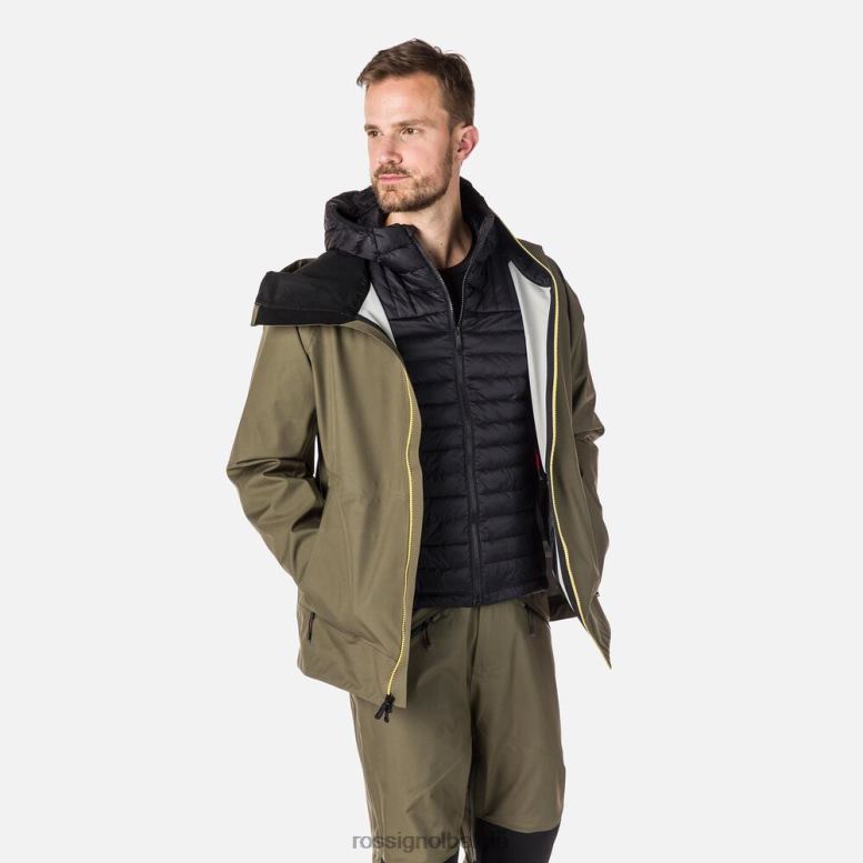 Heren skpr drielaags jack acinusblad toppen Rossignol NF00D539