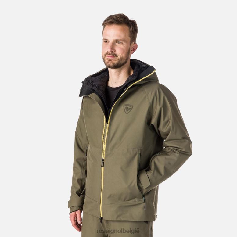 Heren skpr drielaags jack acinusblad toppen Rossignol NF00D539