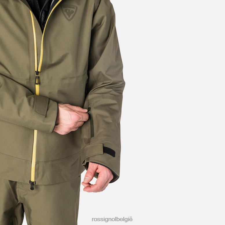 Heren skpr drielaags jack acinusblad toppen Rossignol NF00D539