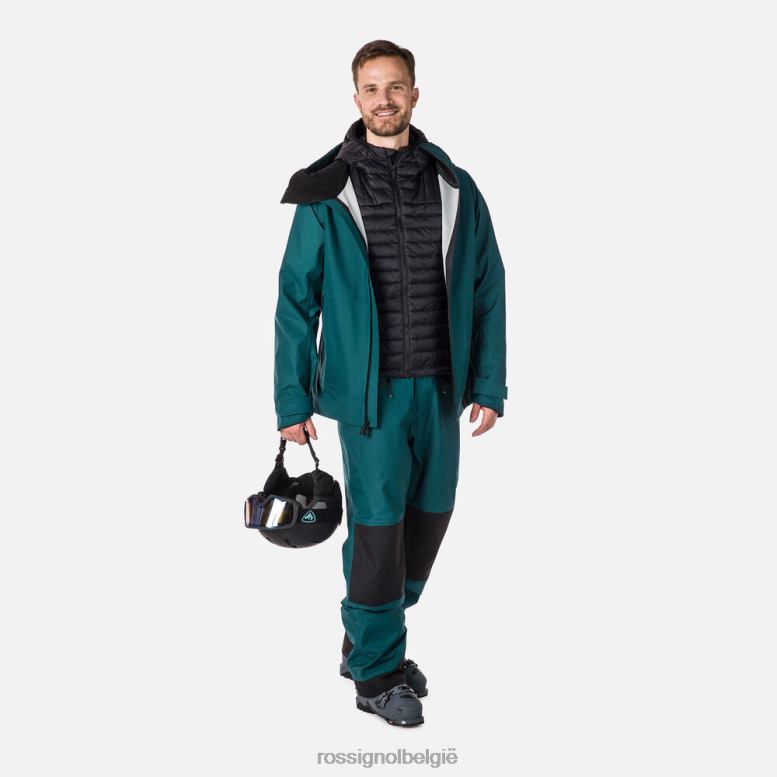 Heren skpr drielaags jack diepblauw toppen Rossignol NF00D575