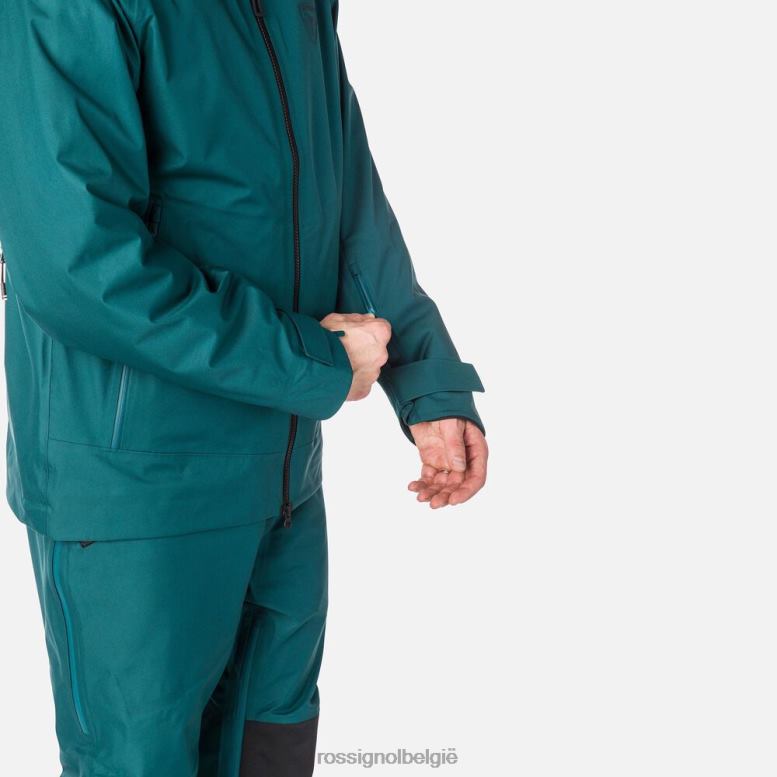 Heren skpr drielaags jack diepblauw toppen Rossignol NF00D575