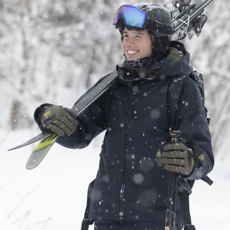 Heren skpr drielaags jack zwart toppen Rossignol NF00D529