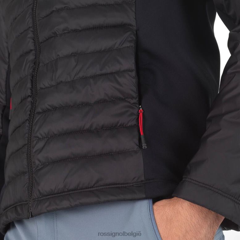 Heren skpr hybride lichte jas zwart toppen Rossignol NF00D342