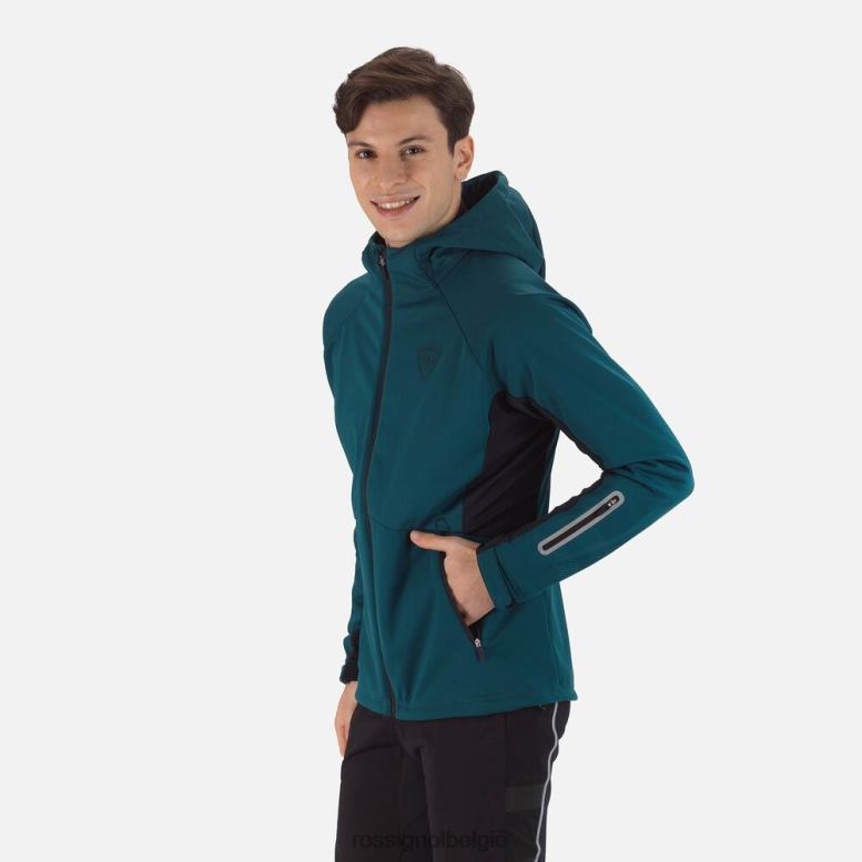 Heren softshell-jas diepblauw toppen Rossignol NF00D344