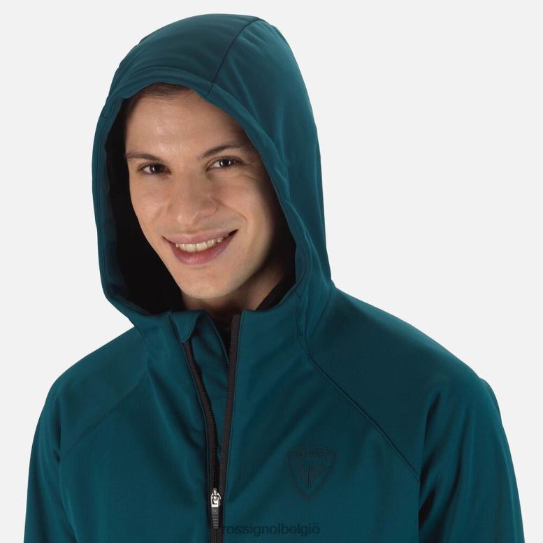Heren softshell-jas diepblauw toppen Rossignol NF00D344