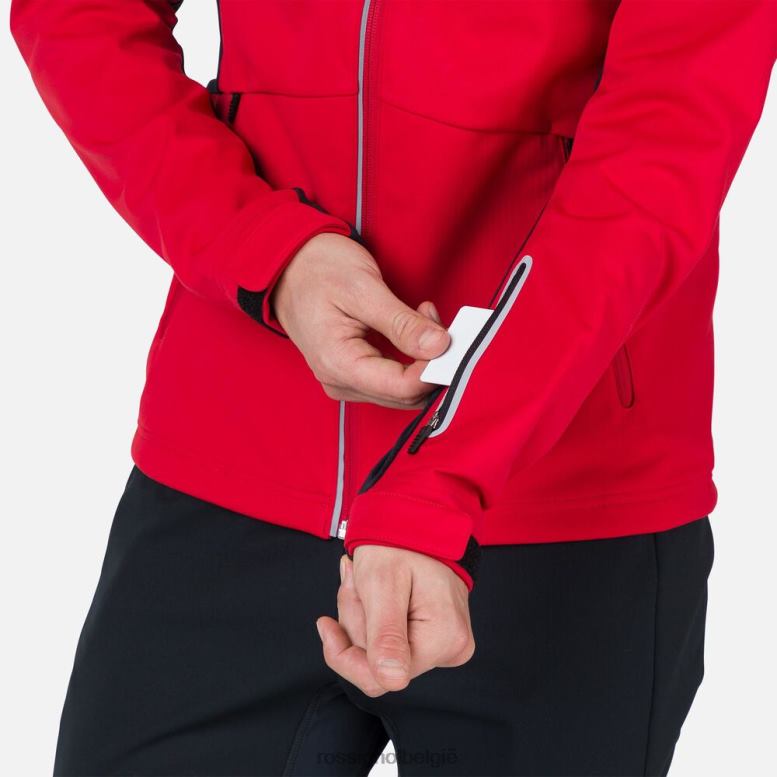 Heren softshell jas sportrood toppen Rossignol NF00D423