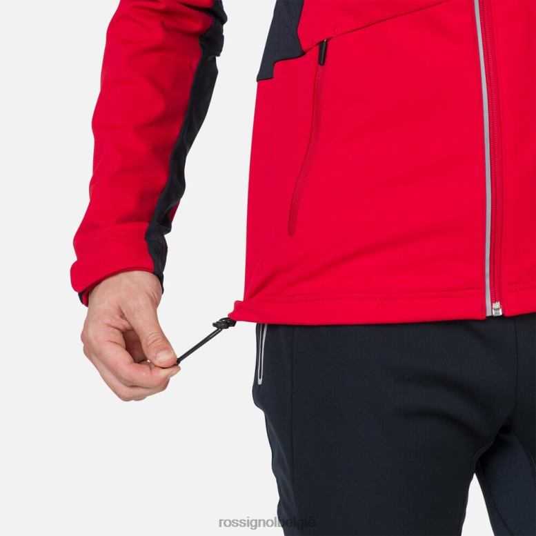 Heren softshell jas sportrood toppen Rossignol NF00D423